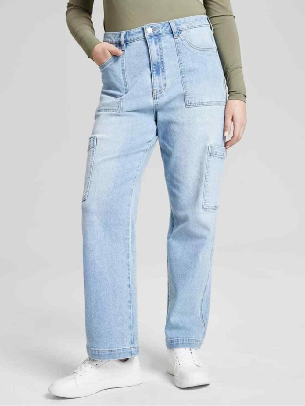 And Now This High Rise Utility Jeans